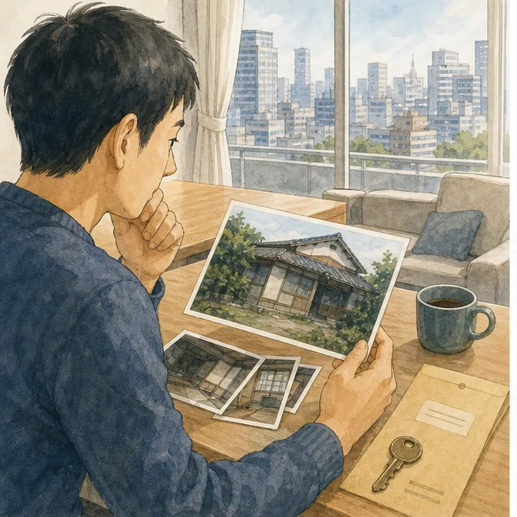 遠方から管理する相続空き家の相談場面1