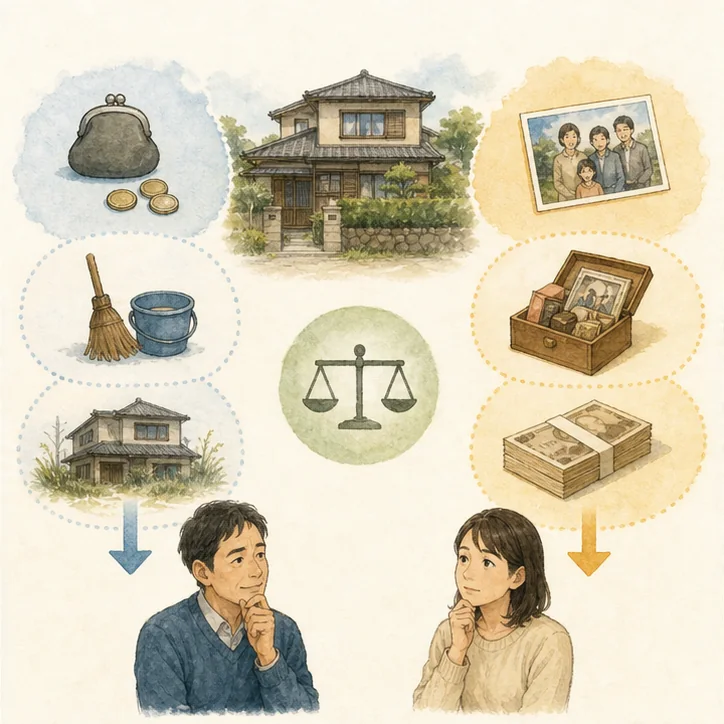 兄弟で売却方針が分かれた実家の相談場面2