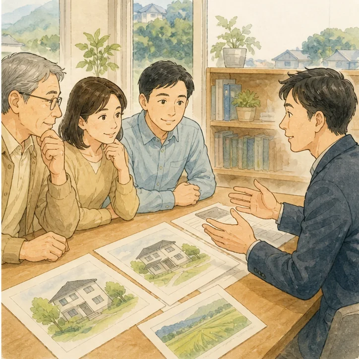 市街化調整区域の実家の相談場面3